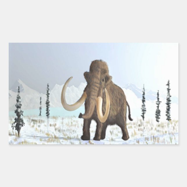 Woolly Mammoth Sticker (Front)