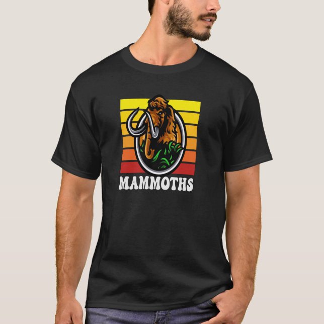Woolly Mammoth Sunset T-Shirt (Front)