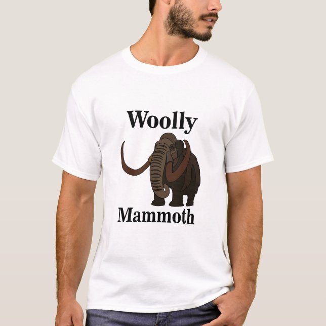 Woolly Mammoth  T-Shirt (Front)
