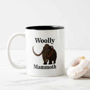 Woolly Mammoth  Two-Tone Coffee Mug