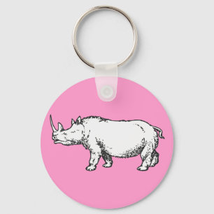 Woolly Rhino Keychain