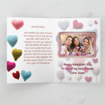 Wooly Galentine's Day Card 
