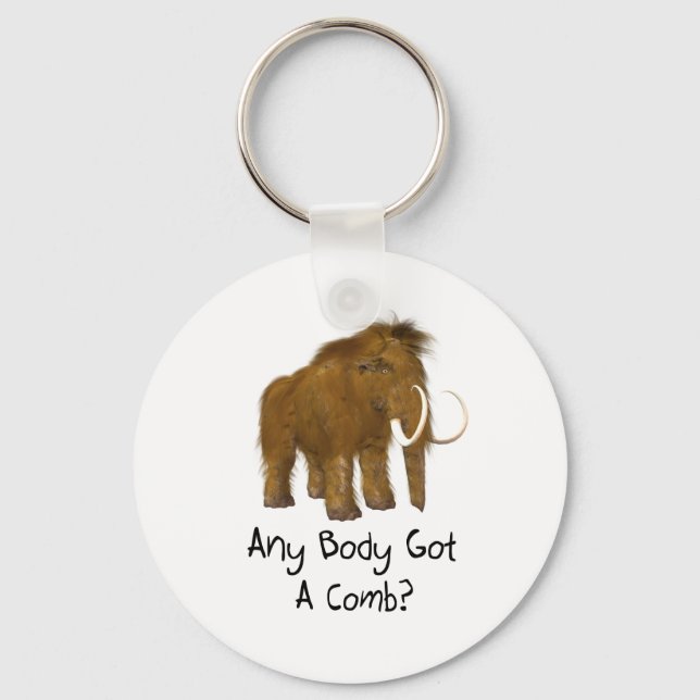 Wooly Mammoth Keychain (Front)