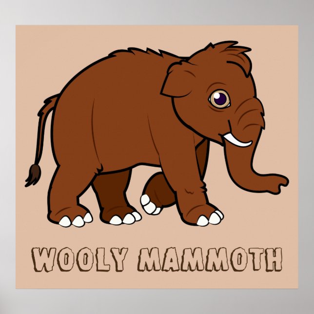 Wooly Mammoth Poster (Front)