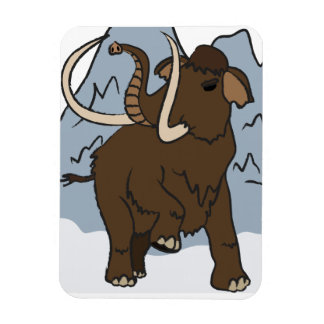 Wooly Mammoth premium magnet