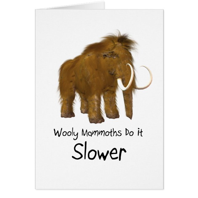 Wooly Mammoths Do It Slower (Front)