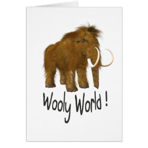 "Wooly World" Mammoth laineuse