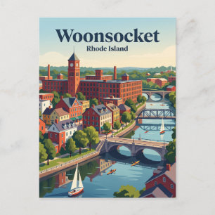Woonsocket, Rhode Island Postcard