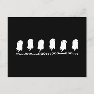 Wooo Ghosts Postcard