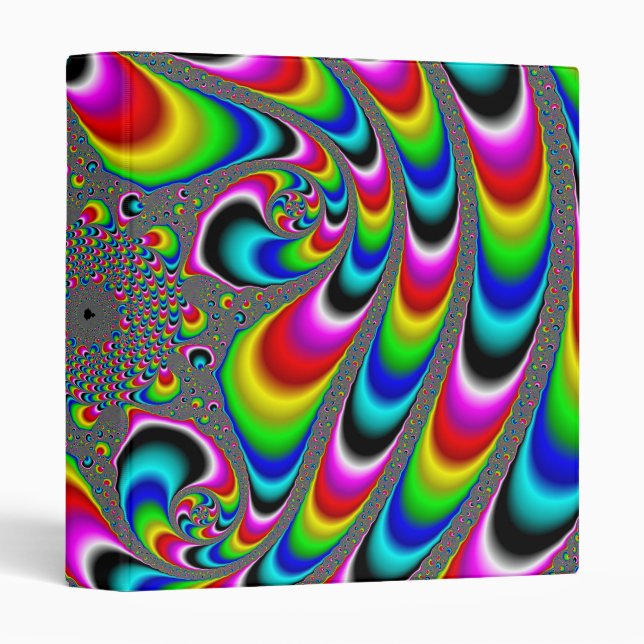 Woooo Mandelbrot Fractal Binder (Front/Spine)