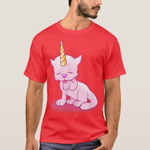 Woos UniCat UniKitty Unicorn Cat Classic Fit T T-Shirt