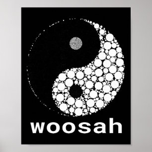 Woosah Calm Yoga Exhale Shirt _2  Poster