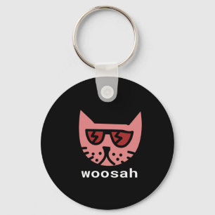 Woosah Calm Yoga Exhale Shirt _4 Keychain
