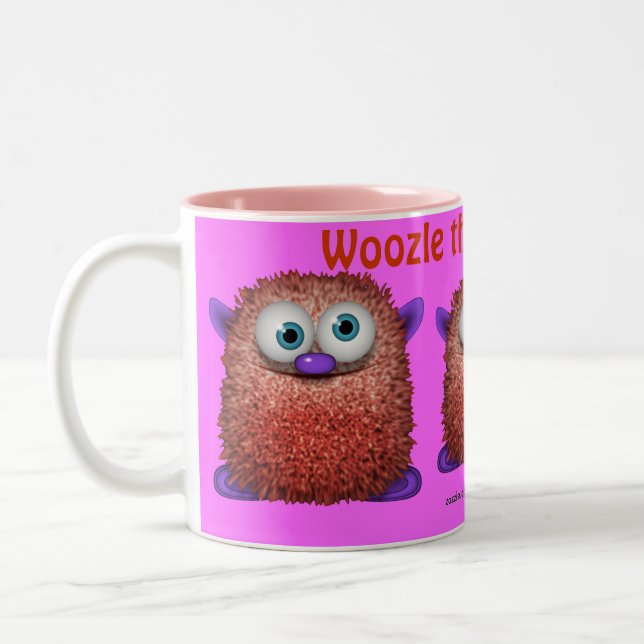 Woozle the Cuddly Wuzzy-Butt Drinking Mug (Left)