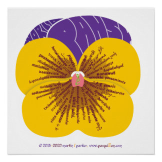Wor(l)d Pansy Poster