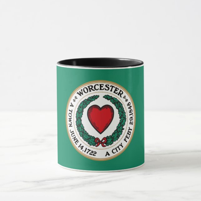 Worcester city flag mug (Center)