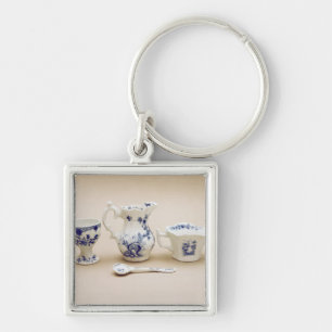 Worcester cream boat, cream jug keychain