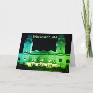 Worcester, MA Train Station - Beaux Arts Card