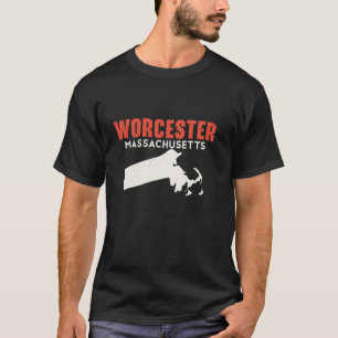 Worcester Massachusett USA State America Travel Ba T-Shirt