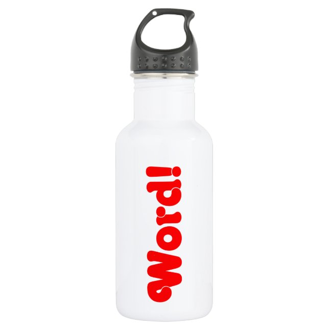 Word! 532 Ml Water Bottle (Front)