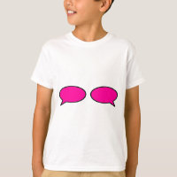 Word Bubble Left Right Magenta The MUSEUM Zazzle G