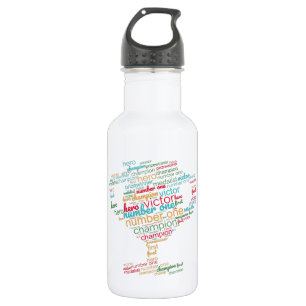 WORD CLOUD MOTIVATION     532 ML WATER BOTTLE