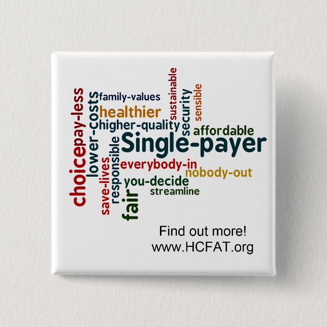 Word Cloud Pin (Front)