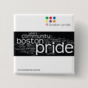 Word Cloud Square 2 Inch Square Button
