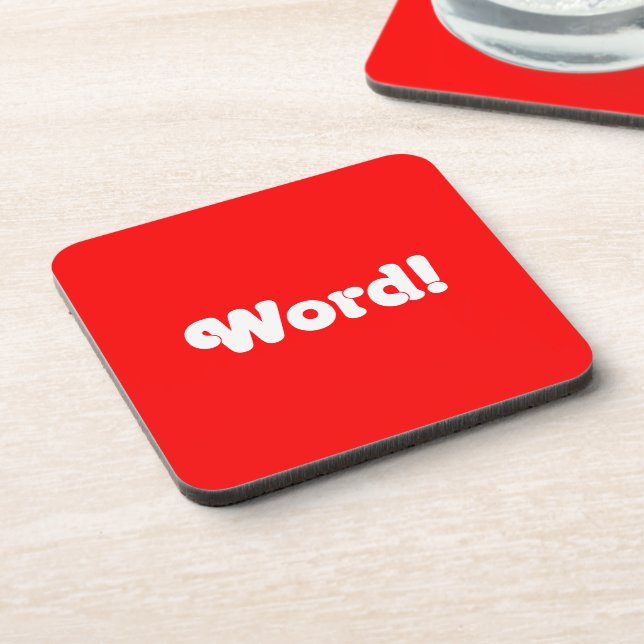 Word! Coaster (Left Side)