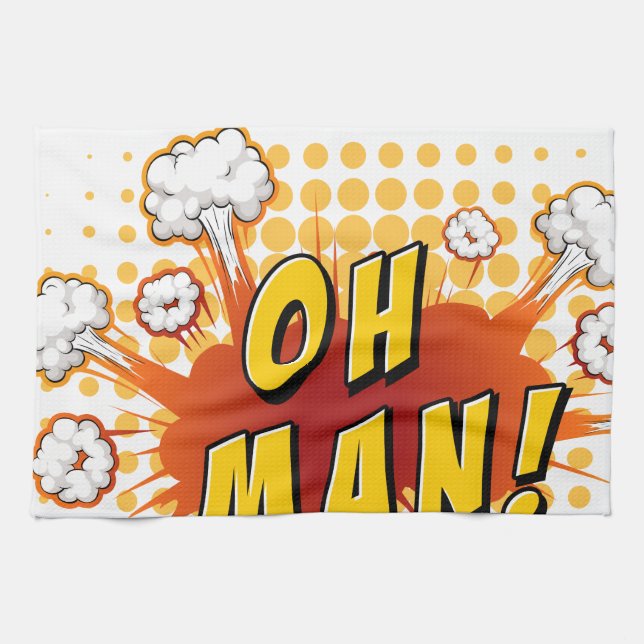 Word expression kitchen towel (Horizontal)