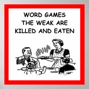 word games poster