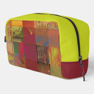 Word Juggler Glitch Art Data Corruption Abstract Dopp Kit