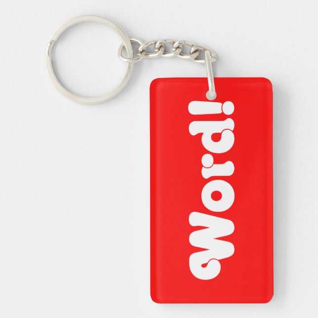 Word! Keychain (Front)