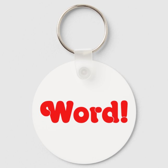 Word! Keychain (Front)