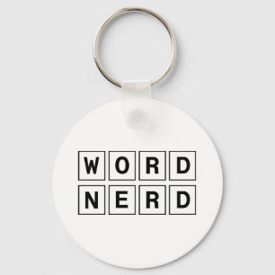 Word Nerd Keychain