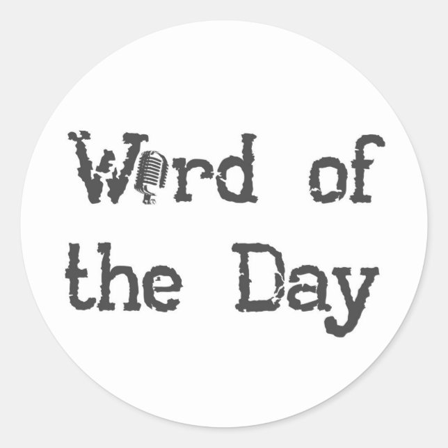 Word of the Day Stickers (Front)