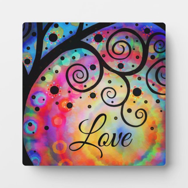 Word of the Year Customizable Plaque (Front)