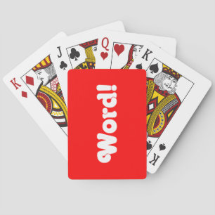 Word! Playing Cards