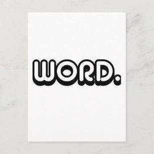 Word Postcard