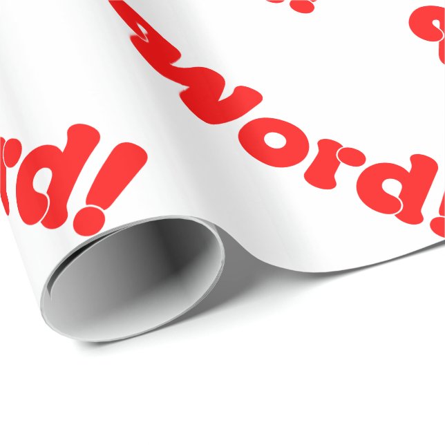 Word! Wrapping Paper (Roll Corner)
