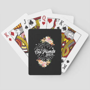 Word Yet For Old Friends Playing Cards