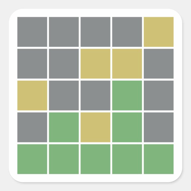 Wordle Board Stickers (Front)