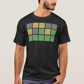 Wordle Puzzle Jeu classique T-shirt