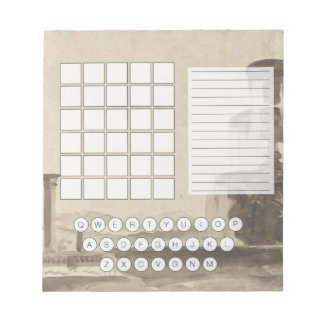 Wordle Scratch Pad Notepad