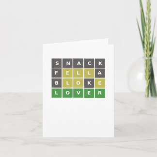 Wordle Valentine's / Anniversary Card
