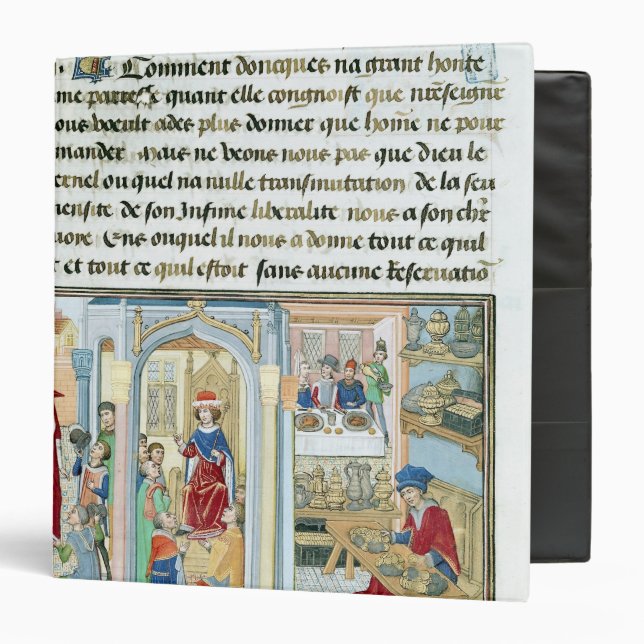 Wordly Things, from 'Le Miroir d'Humilite' Binder (Front/Inside)