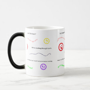 Words and Phrases in a Court Reporter's Brain Magic Mug