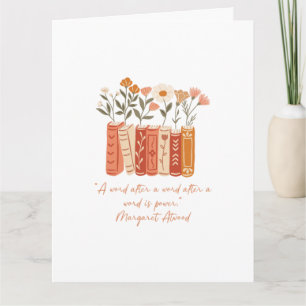 Words Are Power Thank You Card