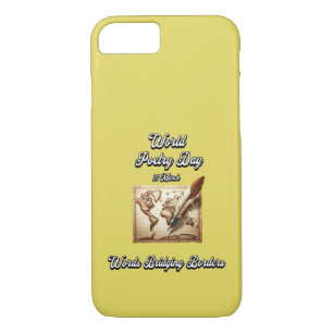 Words Bridging Borders. World Poetry Day Case-Mate iPhone Case