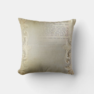 Words Decor Pillow